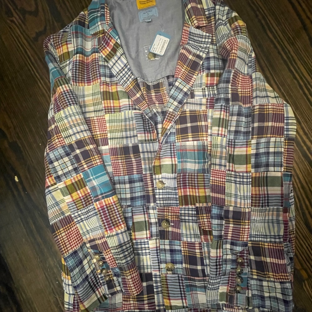 Summer Patch Madras Sports Coat